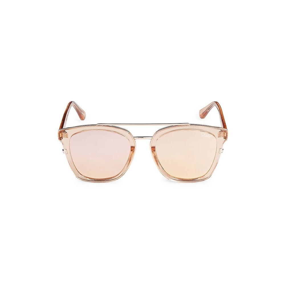Quay Australia Sweet Dreams Sunglasses Champagne NWT w/Pouch